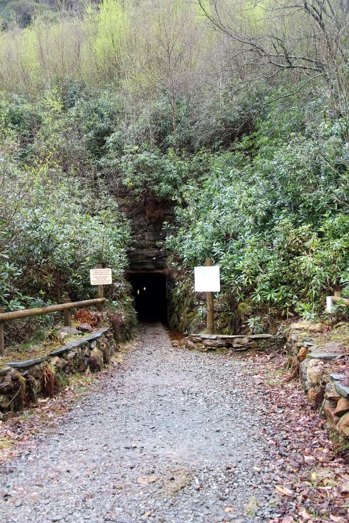 The entrance to Sygun Copper Mine near Beddgelert