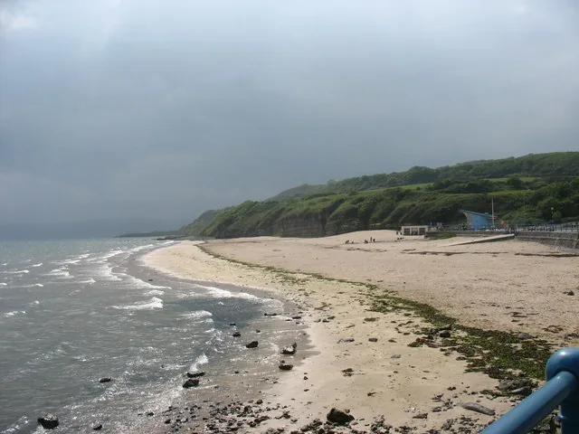 Benllech beach seen from the promenade