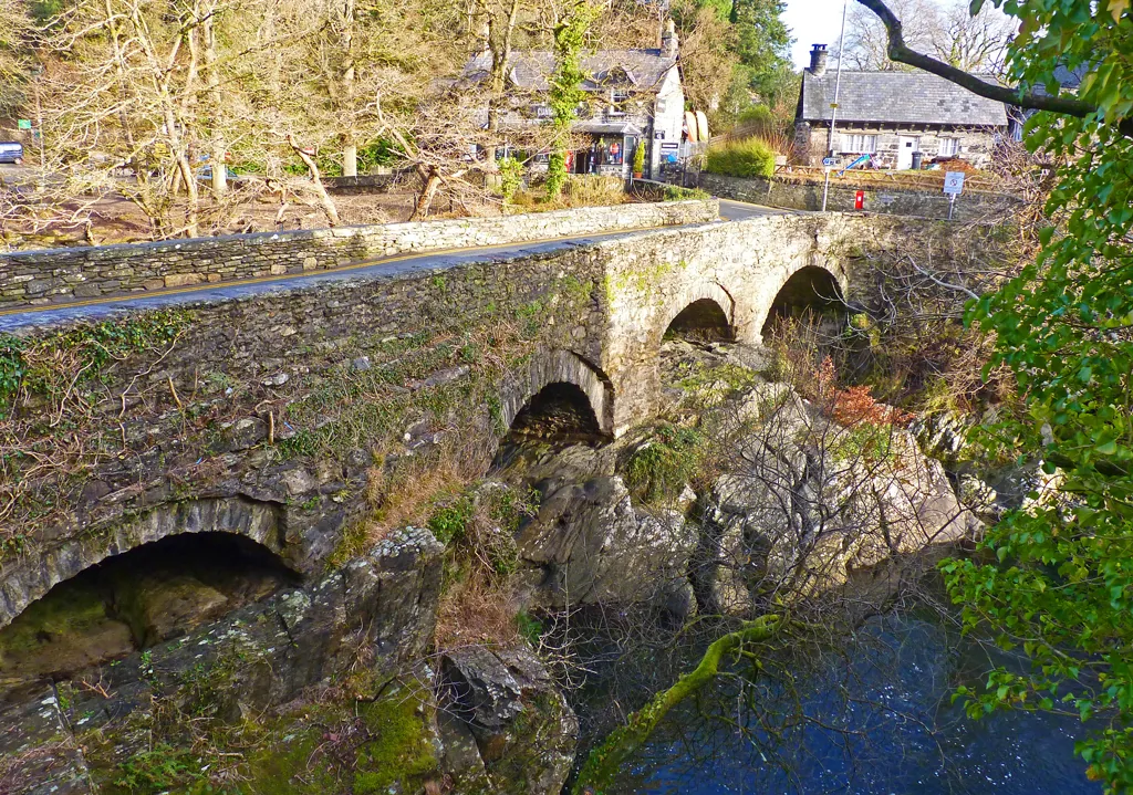 Pont-y-Pair bridge crossing the Afon Llugwy at Betws-y-Coed