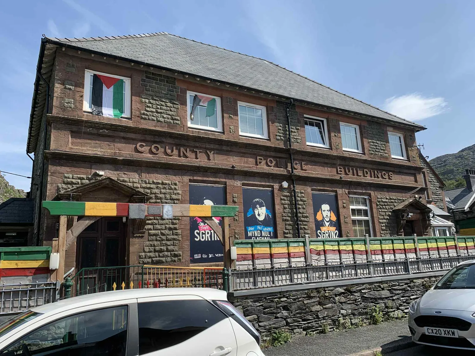 The former county police station on Park Square, Blaenau Ffestiniog, now home to Cellb
