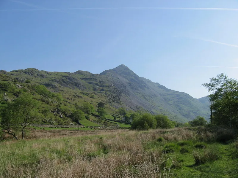 Cnicht rising as a pyramid above Cwm Croesor