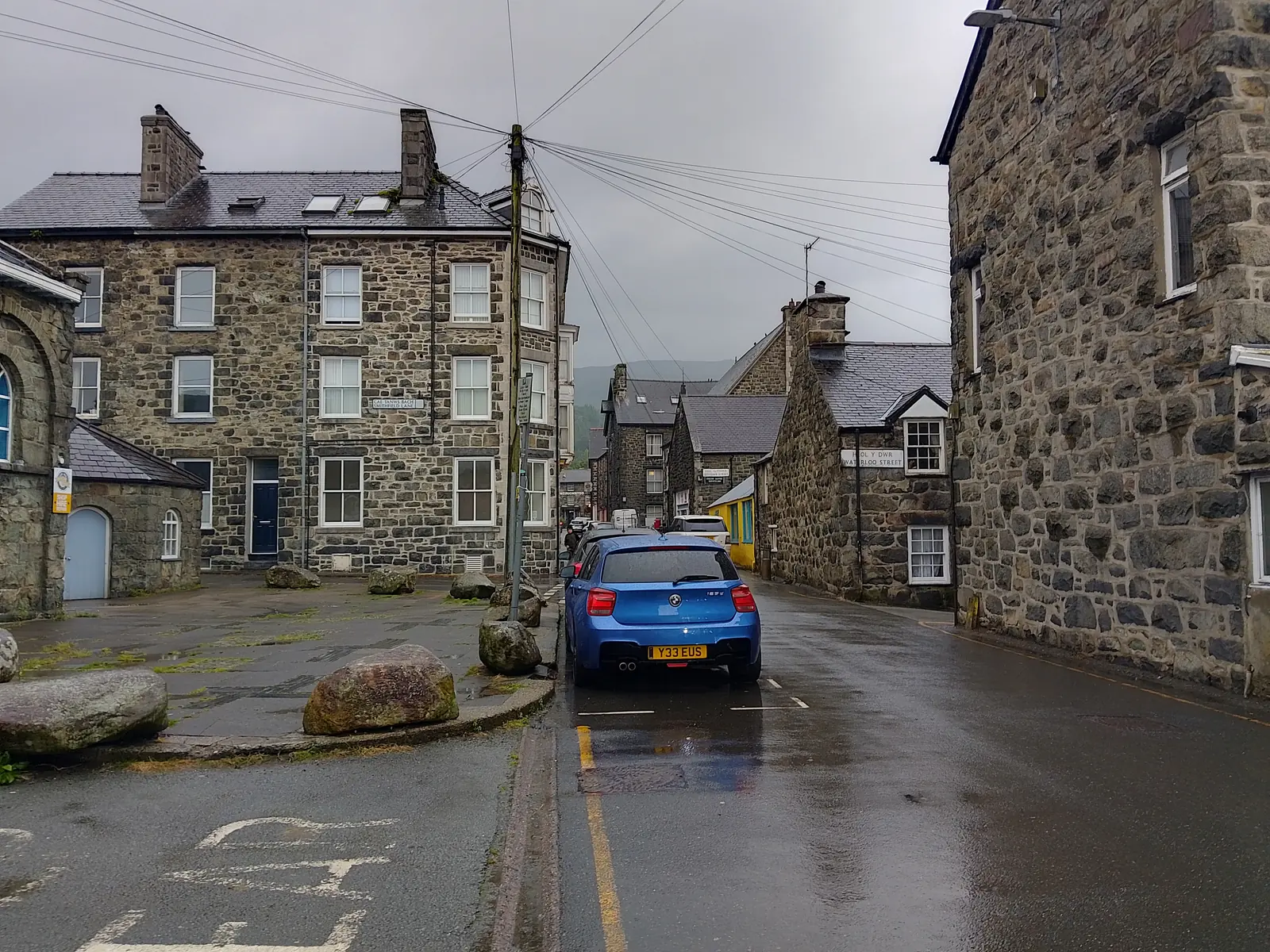 Smithfield Street, Dolgellau, houses and commercial buildings