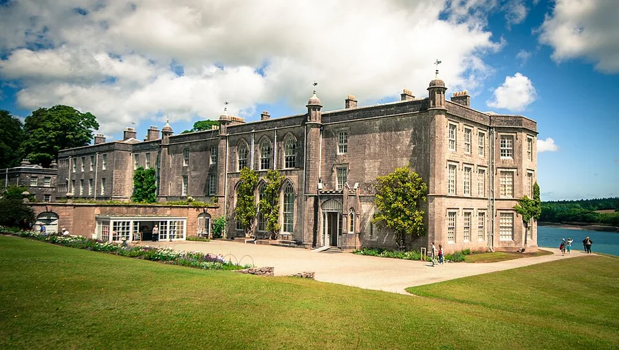 The front of Plas Newydd, Anglesey, above the Menai Strait