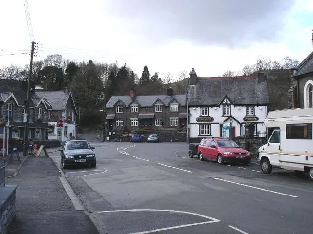 Dolwyddelan village, in the valley below Moel Siabod