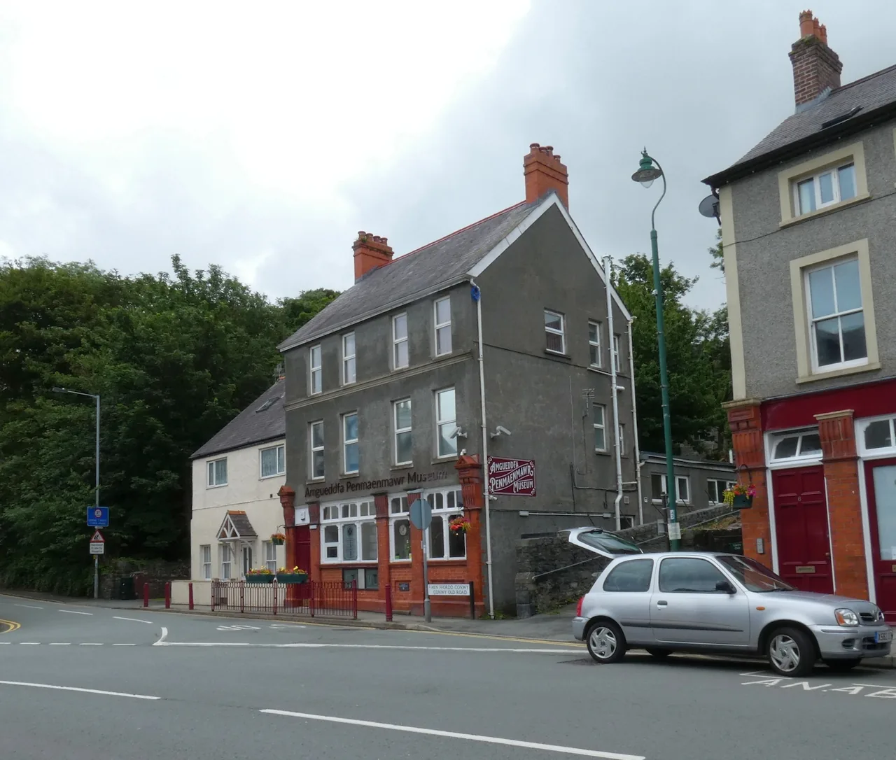 The former post office on Conwy Old Road, Penmaenmawr, which now houses the town museum