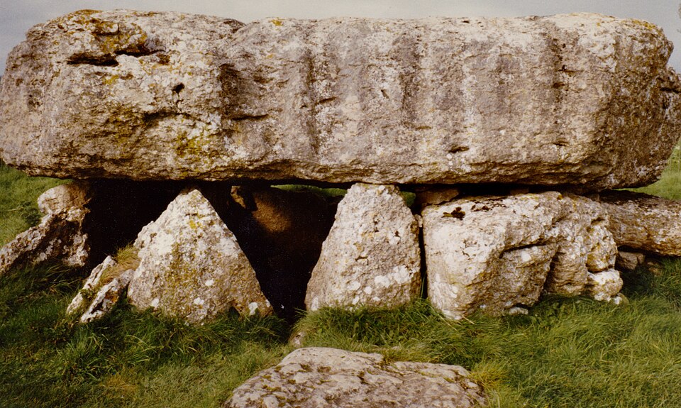 Lligwy Chambered Tomb: a late Neolithic tomb with a massive capstone resting on low uprights.