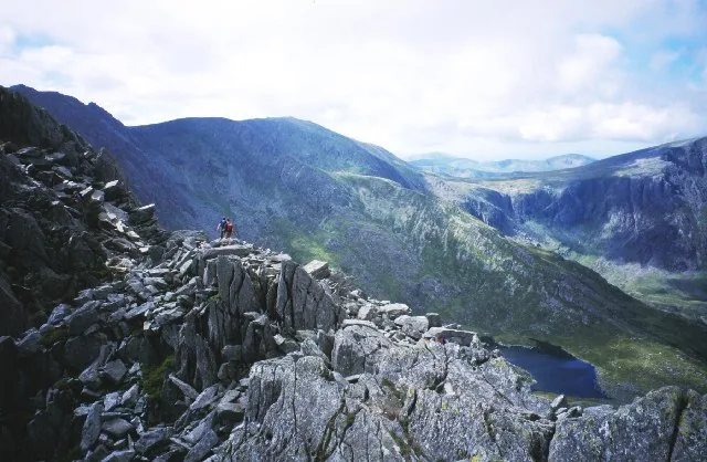 The North Ridge line on Tryfan