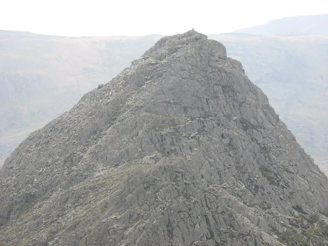 Rocky ground near the summit of Tryfan