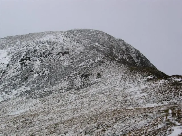 The north-east ridge route onto Y Garn, the skyline path from Llyn Idwal